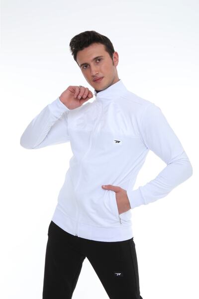 Fors Life Men's Tracksuit Set with Neck Net and Covering Detail