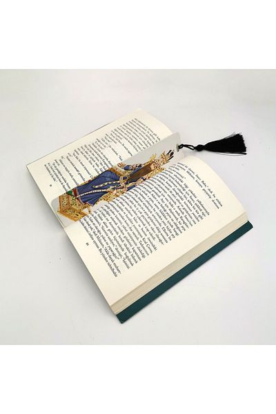 BAKSEPETE Shah of Iran Printed, Tasseled Bookmark (gift Bookmark, bookmark-115)