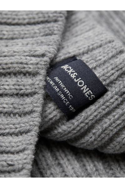 Jack & Jones Men's Gray Beret - Jack Jones Bart Benaie 12138789 -73