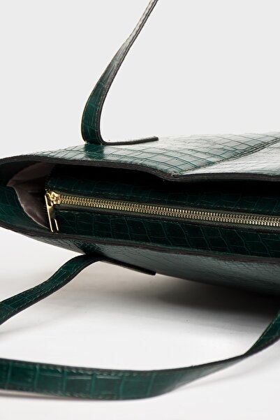 Reddington Női krokodilmintás 2 ujjú cipzáras nagy méretű táska válltáska, kuplungtáska, laptoptáska