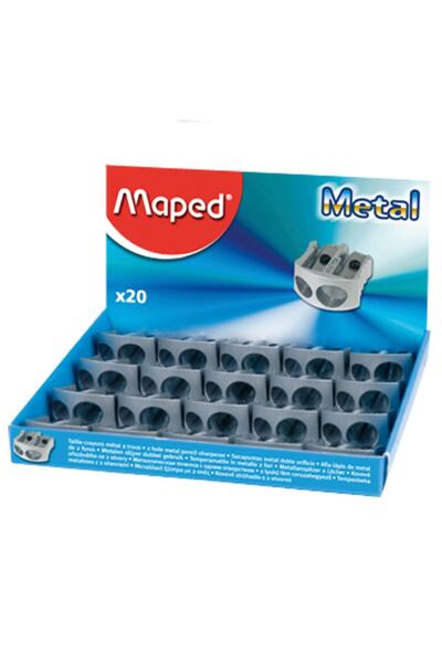 Maped Öğrenci Kalemtraşı Metal Çiftli 20 Li 506700