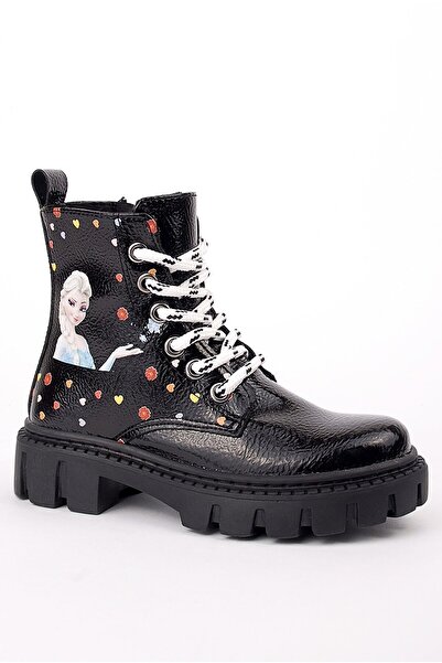 İpek Arya Kız Çocuk Siyah Içi Kürklü Kalın Taban Bot