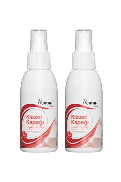 Homm Bitkisel Homm Clean Tuvalet Kapağı Hijyen Spreyi 100 Ml X 2 Adet