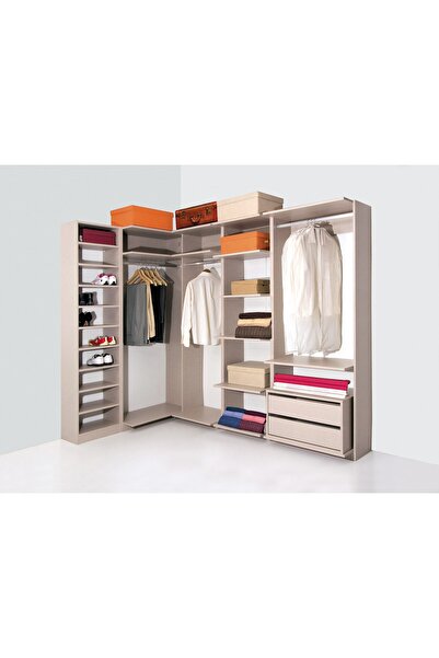 Kenyap Plus 817510 Flexi Kapaksız Giysi Dolabı 325 cm Coton Bej