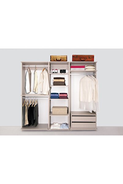 Kenyap Plus 817503 Flexi Kapaksız Giysi Dolabı 220 cm Coton Bej