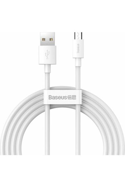 Baseus Simple Wisdom Micro Usb 2.1a Şarj Kablosu 1.5 mt X 2 Adet