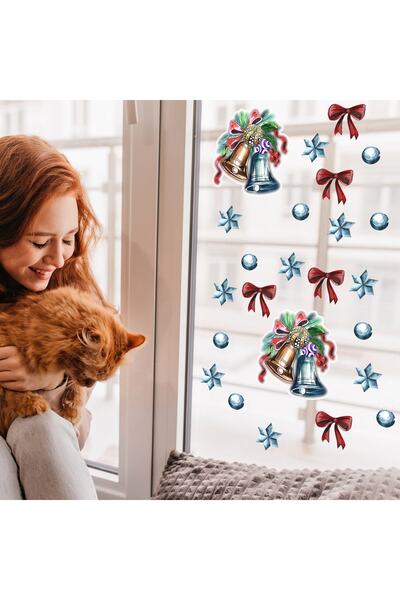 Aysprint Ornament de Anul Nou Ornament de Crăciun Set de autocolante pentru u...