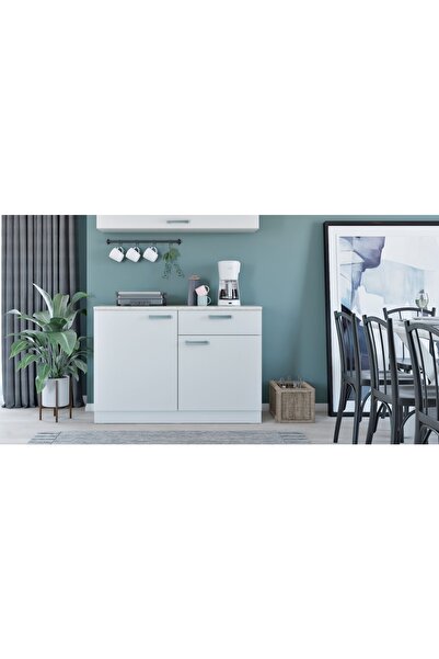 Kenyap Uvo Dar Alt Mutfak Dolabı 120 cm Tezgah Dahil ,derinliği Az