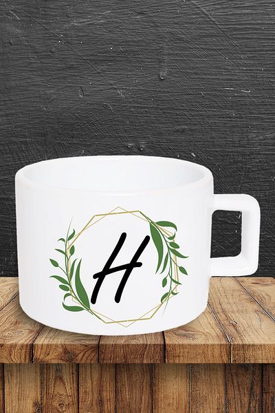 yhfoto Cup with Letter H - 312a