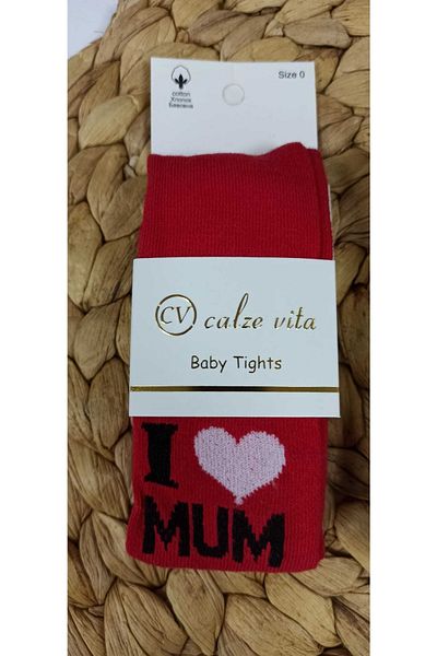 Calze Vita Newborn I Candle Patterned 3-Piece Tights