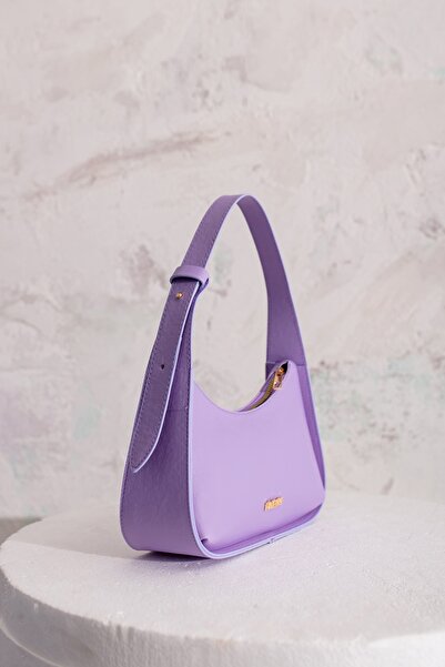 Rimense Lilac Lined Hand and Shoulder Bag