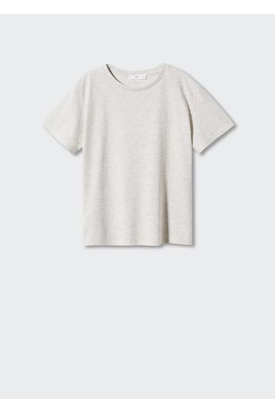 MANGO Woman 2-teiliges Baumwoll-T-Shirt