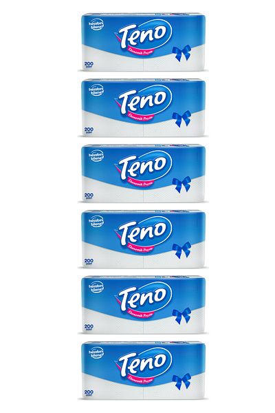 Teno 200 Napkins - 6 Pieces X