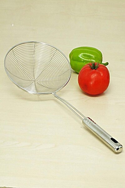 Trouvaille Serving Spoon Steel Wire Beater Press Egg Beater Colander Ladle Kitchen Barbecue Grill Tongs