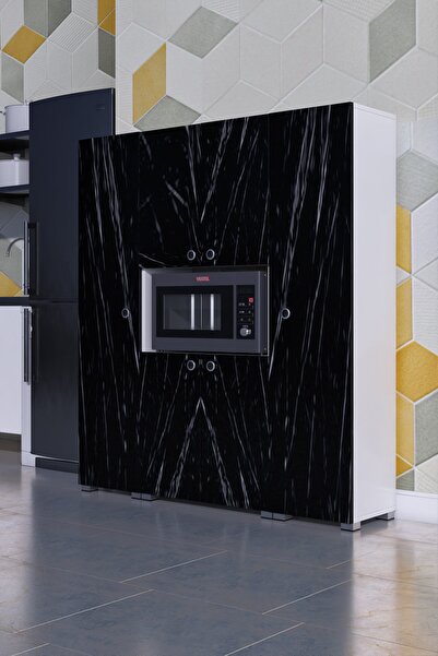 moka park avm Stil Dekoratif Kullanışlı Mikro Dalga Fırın Dolabı Siyah