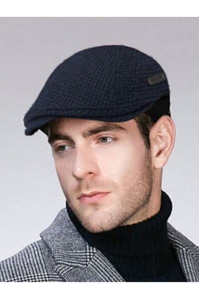 eleven market قبعة إيطالية للرجال من الصوف في لندن مع ظهر مطاطي