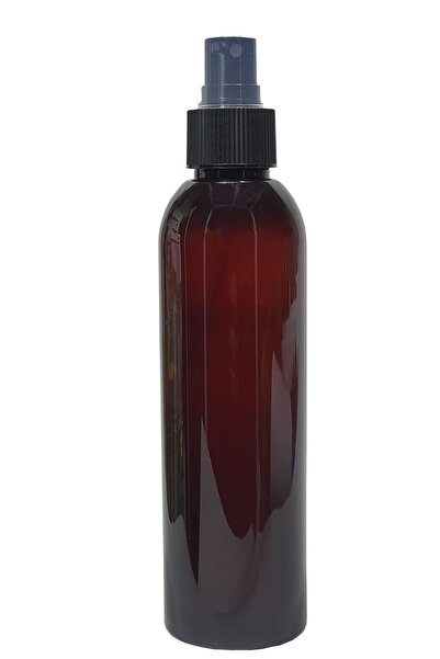Paradise 100 Adet 200 Ml Gümüş Renk Spreyli Amber Boş Pet Şişe
