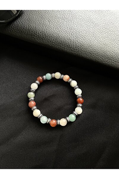 Padore Accessory تصميم أنيق - سوار بادوري من حجر العقيق الطبيعي| صناعة يدوية