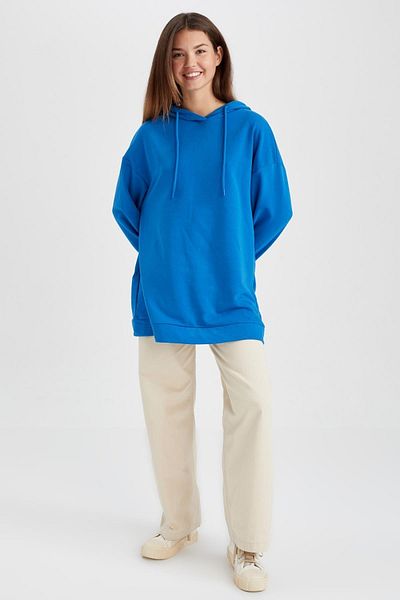 DeFacto Φούτερ Relax Fit Hooded Tunic