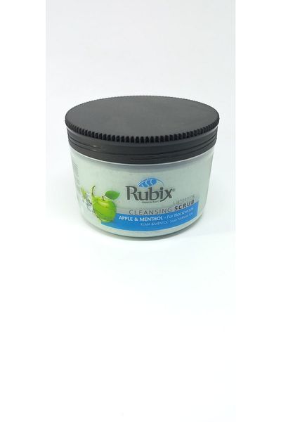 Rubix Apple Menthol Cleaning Scrub with Button