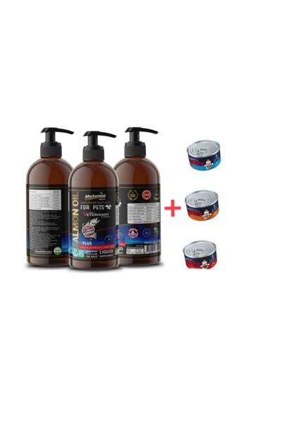 Mutamin Organics Mutamin Norveç Somon Balık Yağı 150 Ml × 3 Adet (3 Adet Dard...