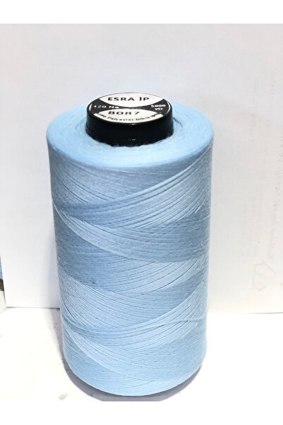 Esra Πολύχρωμο πολυεστέρας νούμερο 120 κλωστή ραπτικής Baby Blue 8087