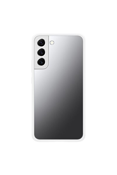 Samsung S22+ Plus Çerçeveli Kılıf - Beyaz Ef-ms906cwegww
