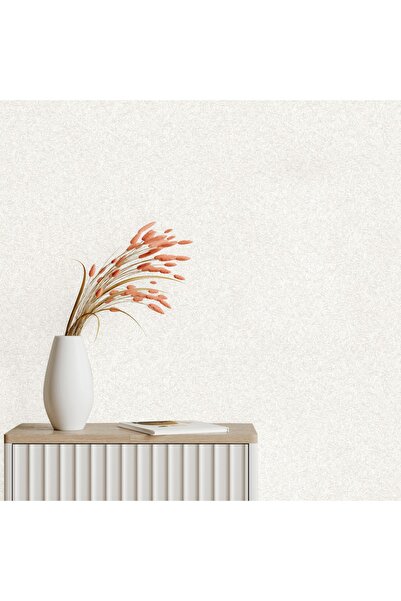 Adawall Dante Seri Düz Desenli Duvar Kağıtı 1404-2 : Beyaz