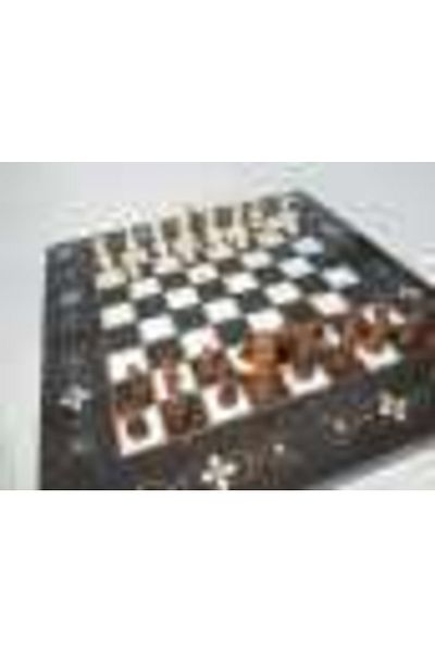 megame Wooden Chess Backgammon Checkers Antique Coating Enamel Backgammon Large Size - Backgammon Chess Checkers 3 in One