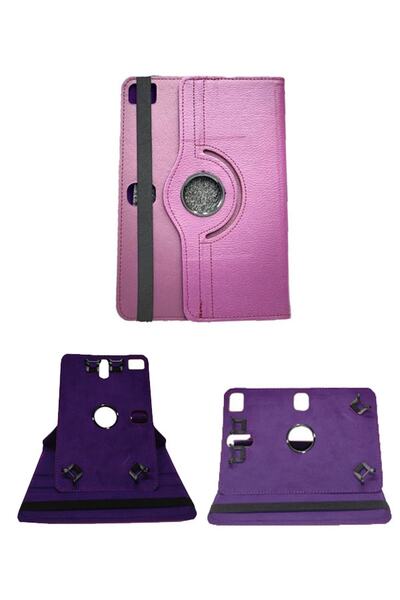 Alcatel 1t 10 8082 10.1 Inç Uyumlu Kılıf 360° Dönerli Unıversal Standlı Kılıf