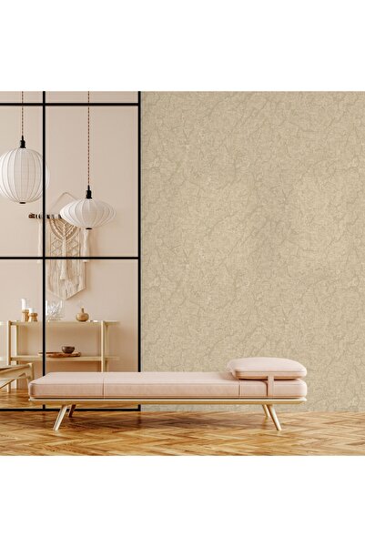 Adawall Dante Seri Düz Desenli Duvar Kağıtı 1406-5: Krem 2
