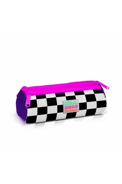Yaygan Çanta Μολυβοθήκη με σχέδιο Coral High Checker 22002