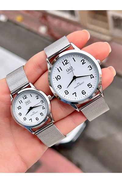 Q&Q Lover's Watch, Suit Watch, Couple's Watch Waterproof Original Product