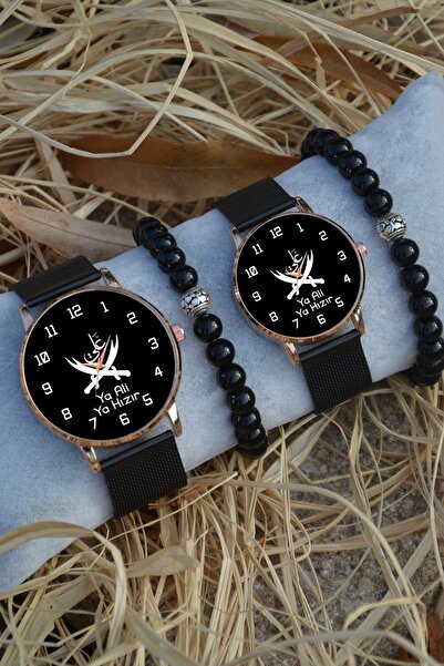 Kubbehan ساعات العشاق تصميم الزلفقار يا علي يا ساعات المعصم السريعة للزوجين