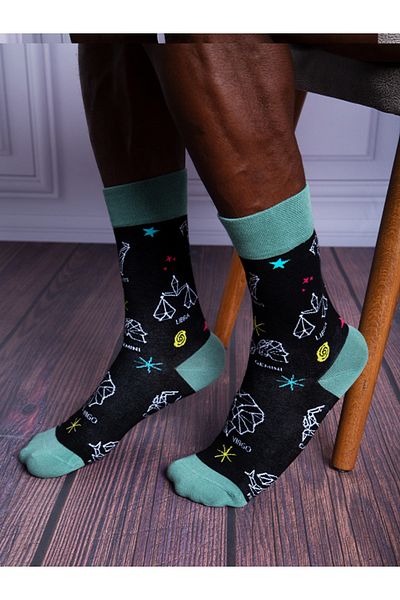 MRHERO 1012 șosete multicolore unisex, un singur pachet cu tema zodiacului