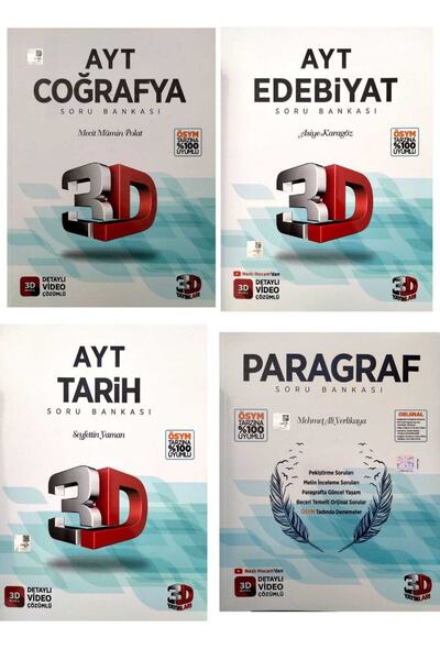 3d Ayt Edebiyat Tarih Coğrafya Paragraf
