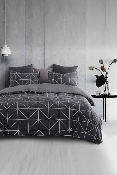 Always Elastic Double Sided Double Duvet Cover Set