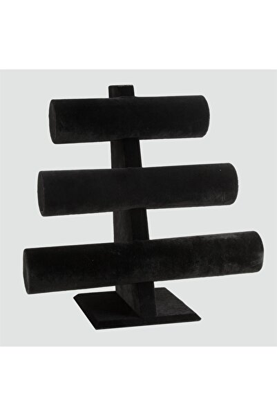 Zeyn Dekor Βάση για βραχιόλια και βραχιόλια από μαύρο βελούδο