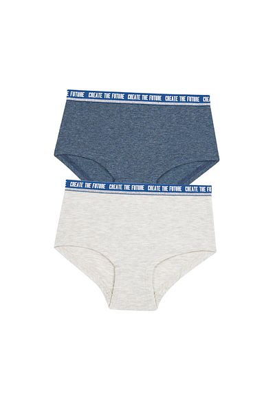 Penti Chiloți hipster multicolori pentru fete, pachet de 2