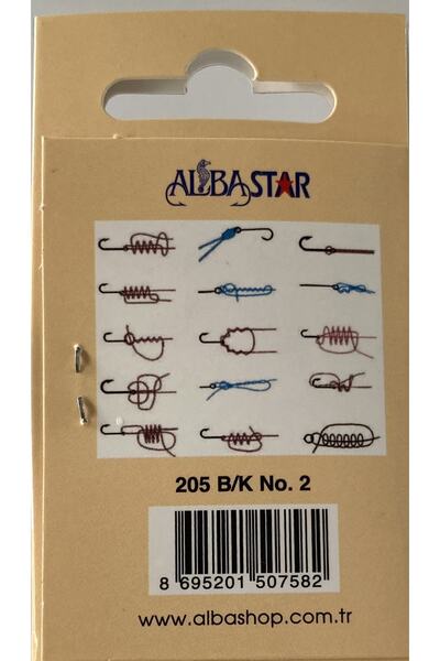 Albastar Alba Star Remss 205 No:2 4.50 Gram Kırmızı Benekli Olta Kaşığı