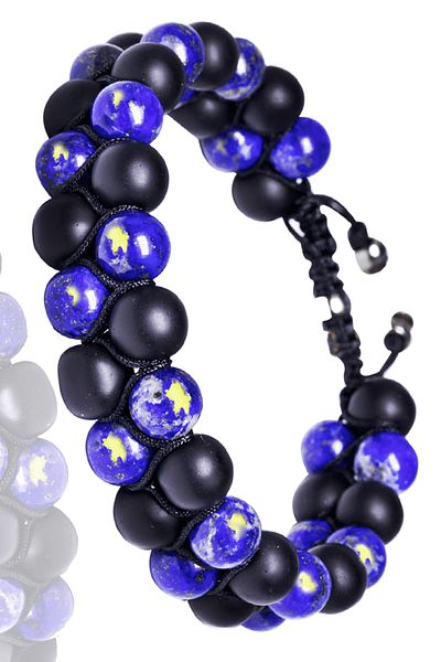 Tesbih Atölyesi Certified Real Dumortireite Stone Bracelet