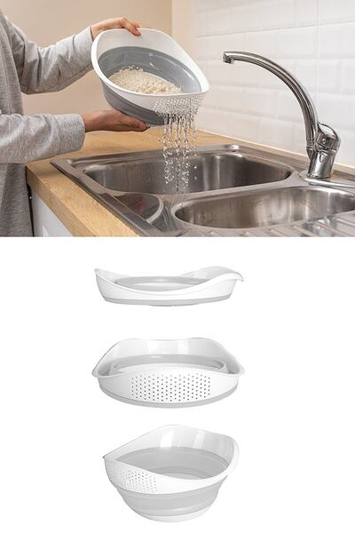 Lira Luxury Folding Rice Strainer - Accordion Foldable Strainer