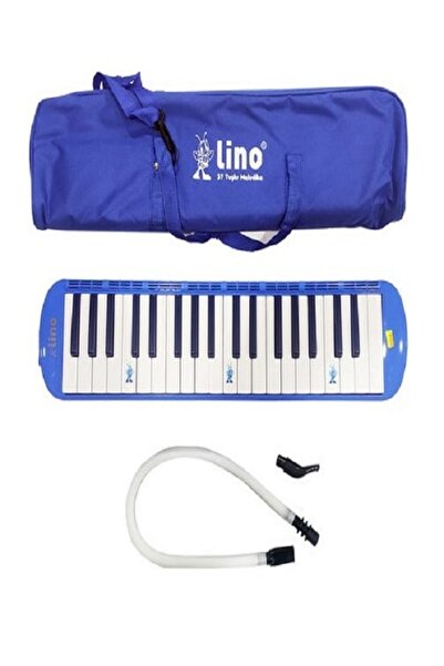 Lino Melodika 37 Tuşlu Bez Çanta Hortumlu Mavi