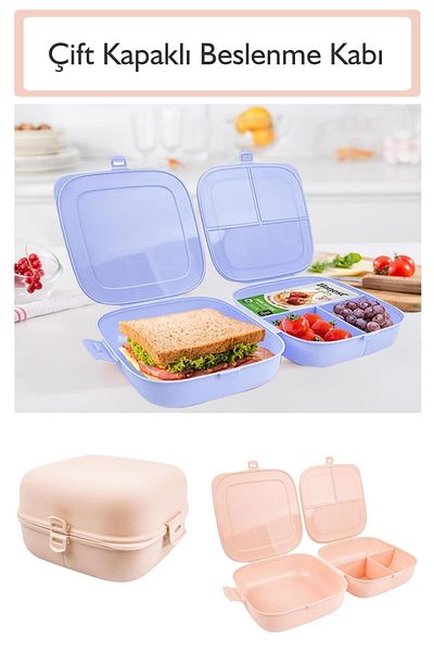 Hayveys وعاء تغذية بغطاء مزدوج E-15