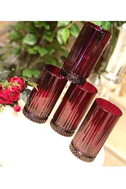 Paşabahçe Meşr.bardak Uzun Renkli Bordo (elysıa)