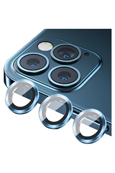 Miscase حماية العدسات المتوافقة مع هاتف Iphone 14-14plus باللون الأزرق الفاتح