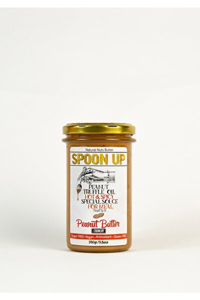 SPOONUP Trüf Mantarlı&acılı Fıstık Ezmesi 284gr (GLUTENSİZ,KATKISIZ,ŞEKERSİZ)