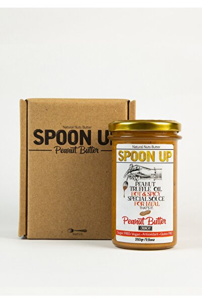 SPOONUP Trüf Mantarlı&acılı Fıstık Ezmesi 284gr (GLUTENSİZ,KATKISIZ,ŞEKERSİZ)