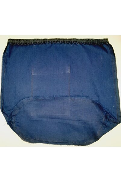 angel çanta aksesuar Albastru Marin 25x12 Cm Baza Ovala Cusut Fara Fermoar