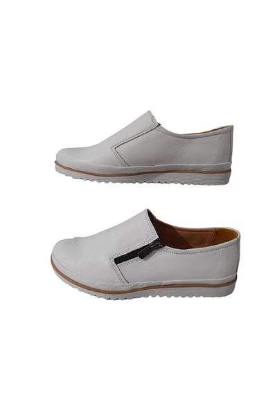 Humes Hand Made Humes Women's 100% Genuine Leather Daily Stylish White Shoes